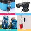 ZHEGE Suitcase Padlocks, TSA Approved Luggage Locks with Open Indicator,