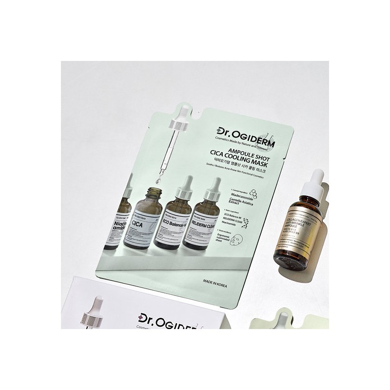 Dr. Ogidum [Dr. Ogiderm] Ampoule Shot Cica Cooling Mask Pack