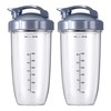 2 Pack Replacement Parts Upgrade 32OZ Cups with Replacement Flip-Top