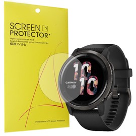 Venu 2 Screen Protector, Giaogor [6 Pack] Full Coverage TPU Clear Film Compatible for Garmin Venu 2 Smartwatch (Venu 2 -TPU-6 Pack)