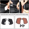 Car Leather Center Console Protector Cover Compatible with Toyota Tundra/Sequoia