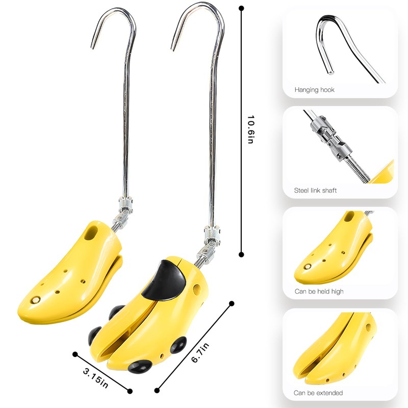 JJDPARTS Boot Stretchers for Cowboy Boots, Adjustable Boot Stretcher Women
