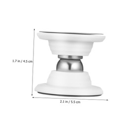 iplusmile 2 Sets Door Suction Bumper Door Catch Door Holder to Keep Door Open Door Stopper for Wall Door Stoppers Wall Protector Apartment Door Stopper Magnetic Door Stopper White