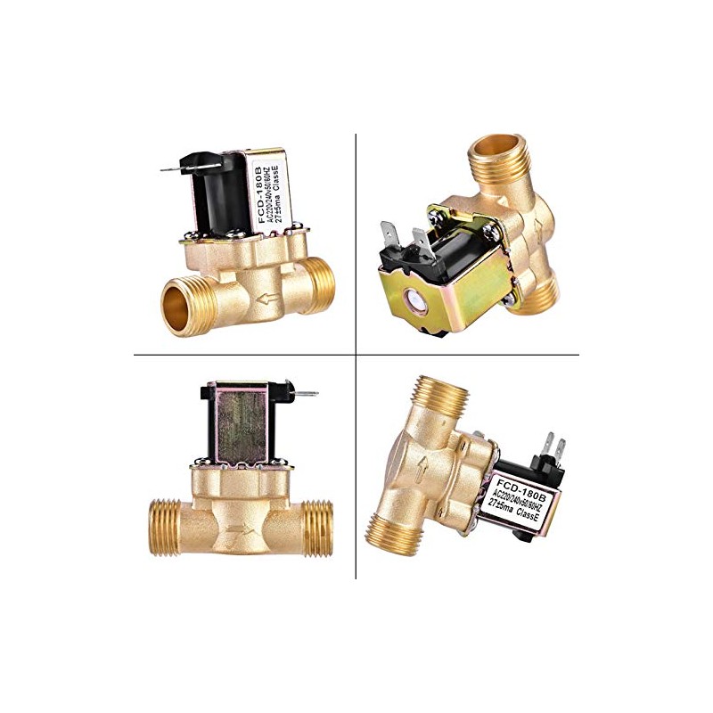 Electric Solenoid Valve Normally Closed Brass for Water Control AC