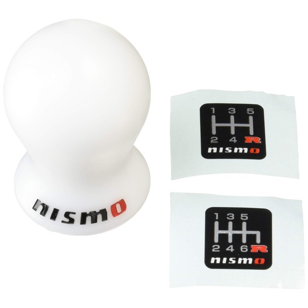 Nismo shift knob [DURACON made White] 10 & amp; 12mm