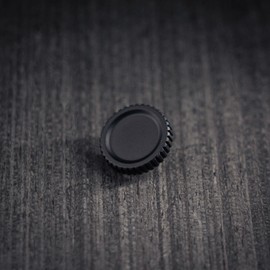 Brass 13mm Threaded Matte Black Knurling Grooved Grip Shutter Button for Fuji X Series Leica M Series Nikon Z Camera Button Cap Photography Accessories