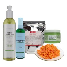 B Natural Spa Kit Vendas Calientes con Aceite Reductivo Efecto Sauna, Sales Reductivas y Loción Reafirmante