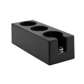 Cecotec Stazione di Pressatura per Espresso Baristeo Tamper Station, Design 3in1 per Pressino, Livellatore e Portafiltro, Compatibile 51-58mm, Materiale ABS Facile da Pulire, Ottimizza Spazio