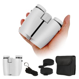 Binoculars for Adults and Children, 10 x 25 High-Performance Compact Waterproof Binoculars with Clear BAK4 Prism FMC Lens, Binoculars for Bird Watching, Hiking, Hunting & Camping Essentials (H)