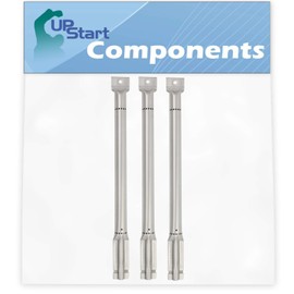 UpStart Components 3-Pack BBQ Gas Grill Tube Burner Replacement Parts for Nexgrill 720-0745A - Compatible Barbeque Stainless Steel Pipe Burners