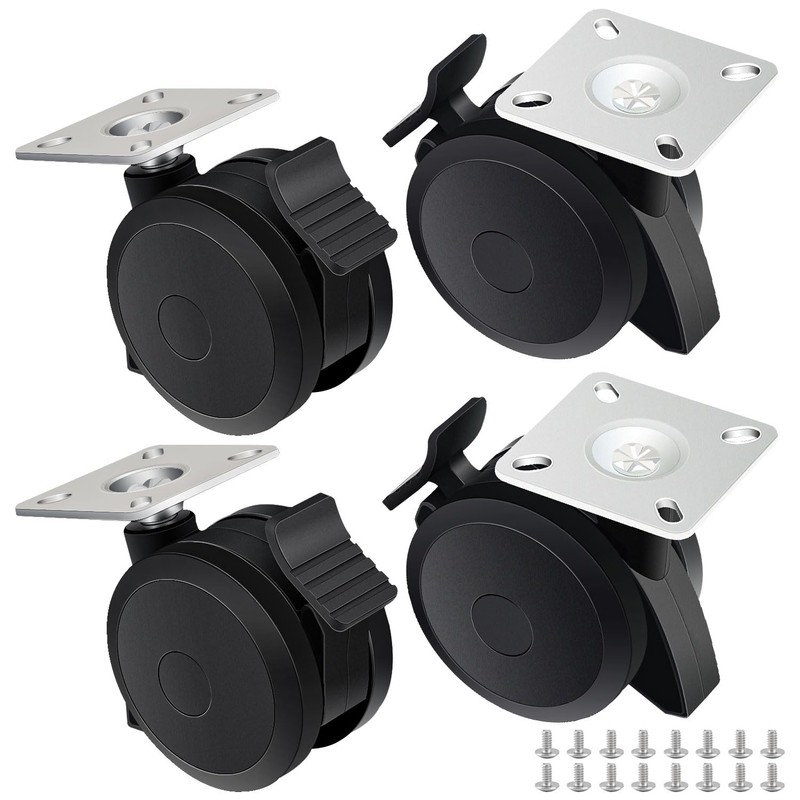 KitchenKipper 4 Pack 69828 69827 Locking Caster for Weber Spirit