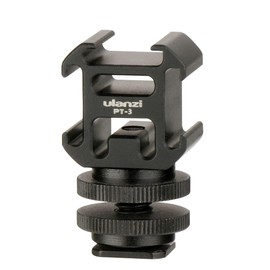 Ulanzi 0915 PT-3S Triple Cold Shoe Mount for Magic Arm with 1/4 Screw Hole