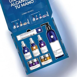 MIST JEWEL Kit Facial Luxe skincare completo Cremas día y noche, 3 Serum, limpiador facial y crema contorno de ojos | Paquete completo dia y noche de cuidado facial, hidratación y rejuvenecimiento