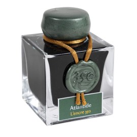 Jacques Herbin - Ref H15139 - Ink for Fountain Pens & Rollerball Pens - Vert Atlantide - 50ml Bottle - 350th Anniversary