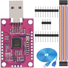DKARDU FT232H High-Speed Multifunction Module CJMCU FT232H USB to JTAG UART/FIFO SPI/I2C Module,with pinheader USB Extension Cable Dupont Cable