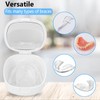 TIHYWR TIHYWR Retainer Case with Mirror and Ventilation Holes -