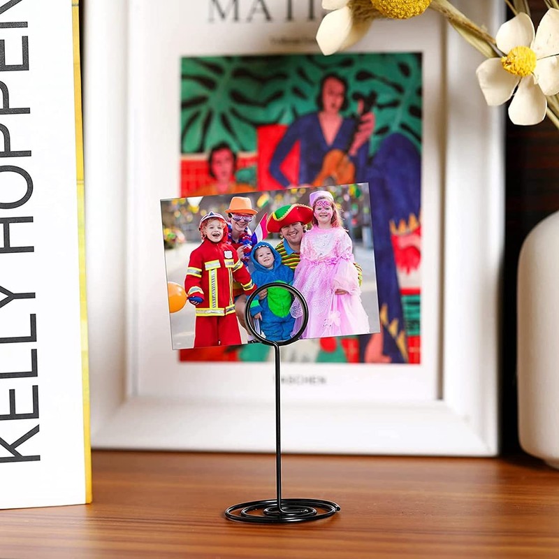 Yuyosunb 24 Pack Number Holder Wedding Name Clips Picture Memo