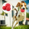 YAYODS 12PCS Indestructible Rubber Dog Balls, 3 Sizes (4.5cm, 5cm,