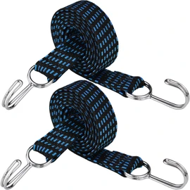 ganbalzo GM-07 2-Pack Bicycle Rubber Rope Bike Cargo Elastic Band for Cargo (Blue)