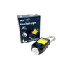 NextLED NT-6788 Heavy Duty Rechargeable Flashlight with Clip, Mini Keychain