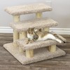 New Cat Condos 120223 Pet Stairs, Neutral, Large