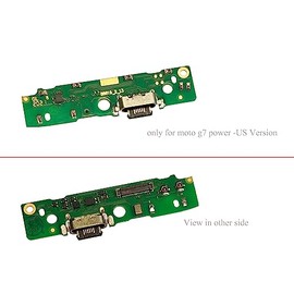Moto G7 Power XT1955-5 - Piezas de repuesto de puerto de carga USB para Moto rola Moto G7 Power XT1955-5 XT1955-6 de 6.2 pulgadas (versión de EE. UU.) (no compatible con XT1955-1, XT1955-2, XT1955-3, XT1955-4)