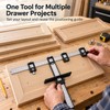 Adjustable Cabinet Hardware Jig for Handle and Knob Installation –