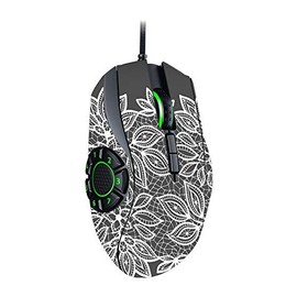 MightySkins Skin Compatible with Razer Naga Hex V2 Gaming Mouse - Floral Lace | Protective, Durable, and Unique Vinyl Decal wrap Cover | Easy to Apply, Remove, and Change Styles | Made in The USA