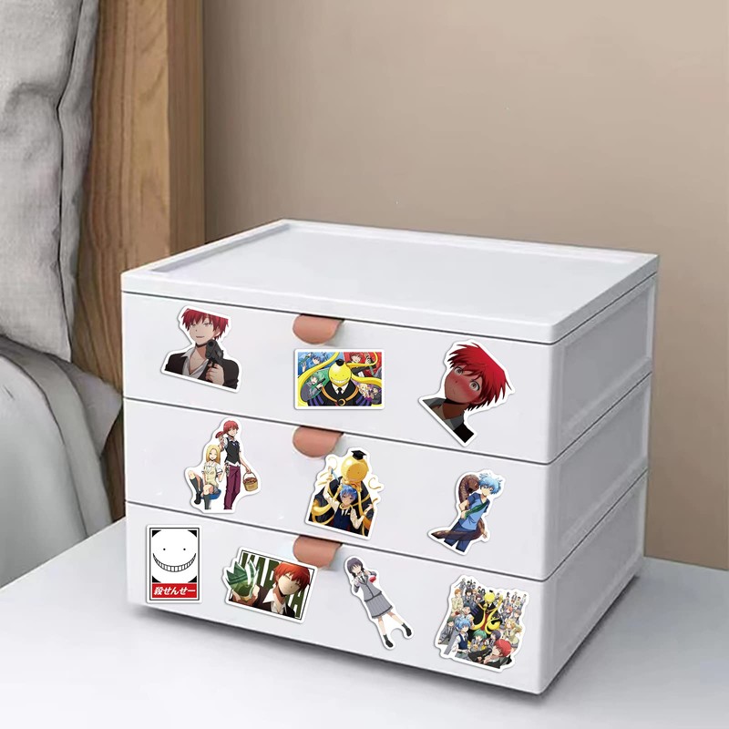 50 pieces for assassination classroom sticker set anime for assassination