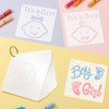 JSRQT 25 Pcs Baby Shower Stencils Baby Theme Fabric Stencils