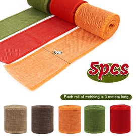 Gift Ribbon, Christmas Ribbon, Tree Ribbon, Wide Linen Ribbon, A1