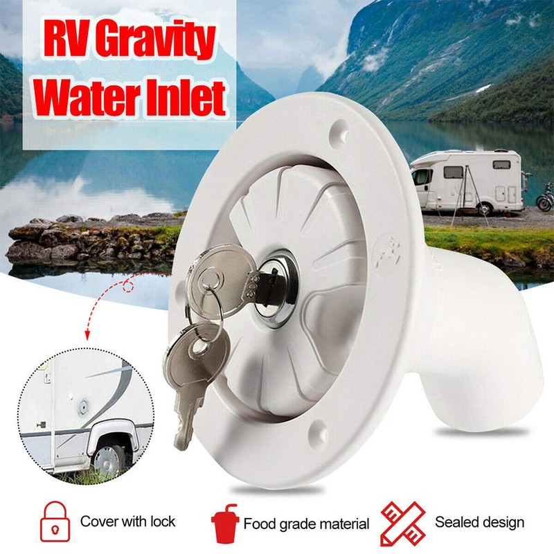 ANAJOY RV Water Cap with Key Gravity Water Inlet Lockable