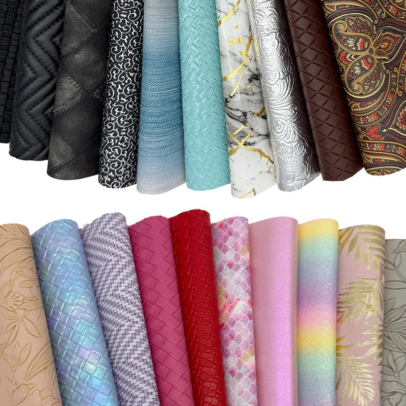 Pack of 20 Faux Leather Sheets 21 x 32 cm