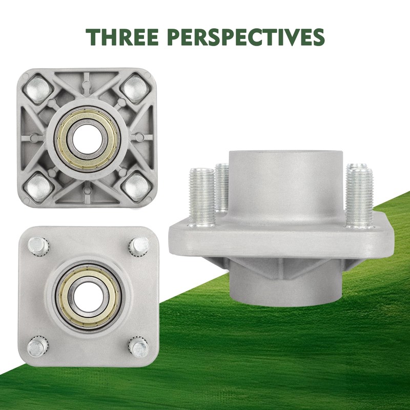 Aluminum Golf Cart Front Wheel Hub Assembly, Fit for Club