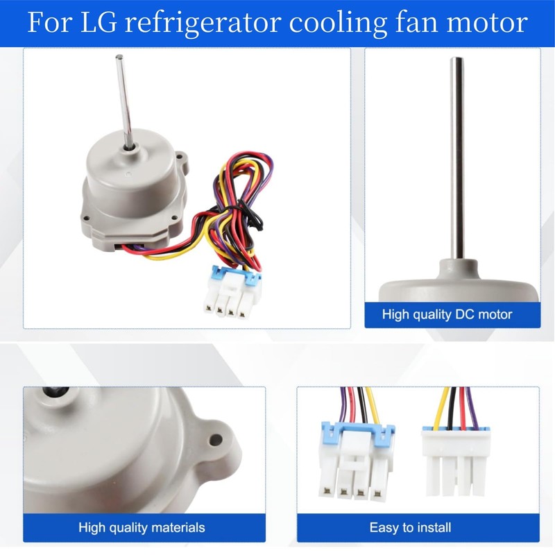 EAU65058312 ODM-056F-12 Refrigerator Evaporator Fan Motor Assembly Replacement Compatible with
