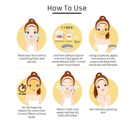 Fem Gold Cream Bleach Fairness Naturals Skin with 24K Gold Dust | 40g