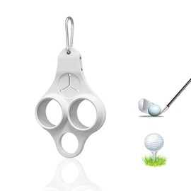 Wshxjzyay Golf Ball Holder for Bag, Golf Ball Holder Silicone, for Players Sports Unique Gifts Accessories (White)