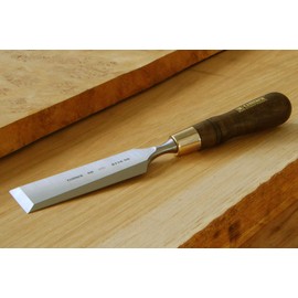 Narex 8116 Cabinetmaker's Chisel (Black) (50mm) - Chrome Manganese Steel Blade, Straight Edge, Hornbeam Wood Handle