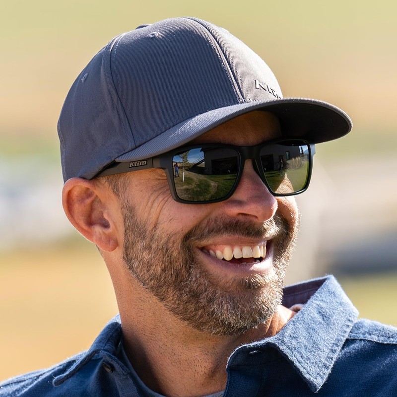 KLIM Ignition Sunglasses - Matte Black Frame - Smoke Black