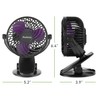 Holmes 4” On-The-Go Personal Fan with Clip – 3 Speeds,