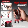 Geinxurn 3Pcs Socket Holder Keychain, 3/8" Drive Quick Release &