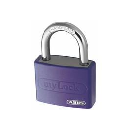 ABUS 49937 My Lock Aluminium Padlock with 6401 Alike Keyed - Violet