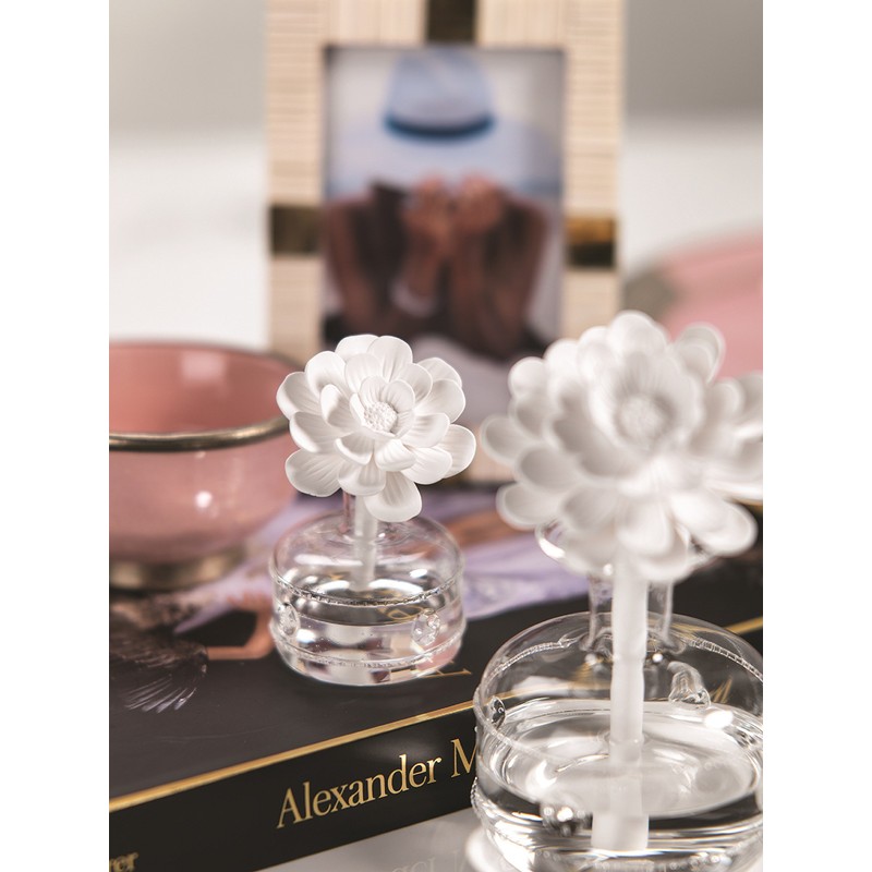 Zodax Versailles Tuberose Mini Grand Casablanca Aroma Porcelain Diffuser