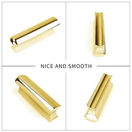 Cheerock Guitar Slide Bar, Stainless Steel Guitar Slides Tone Bar, Electric Guitar Slide Bar Accessories for Dobro, Lap Steel Guitar, Hawaiian Guitar