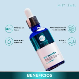 Suero Niacinamida B3, Vitamina E, Acido Hialuronico Serum Tipo de piel Todo tipo de piel