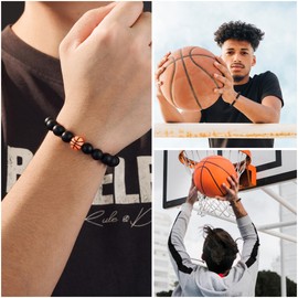 Tarsus Basketball Gifts, Teen Teenage Gift Ideas Basketball Accessories Bracelet Christmas Birthday Basketball Stuff Gifts for 8-12 12-16 Men