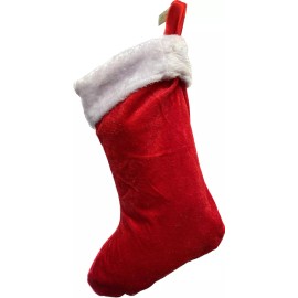 Bulk Lot 24 Christmas Stocking 15" Santa Claus Office Party Work Adopt a Family