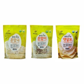 McCabe USDA Organic White, Mixed Rice, Mixed Barley & Black Rice-3lbs 3 Packs
