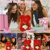 HYRIXDIRECT Flowers Rose Bear Valentine's Day Gifts Lighted up Artificial