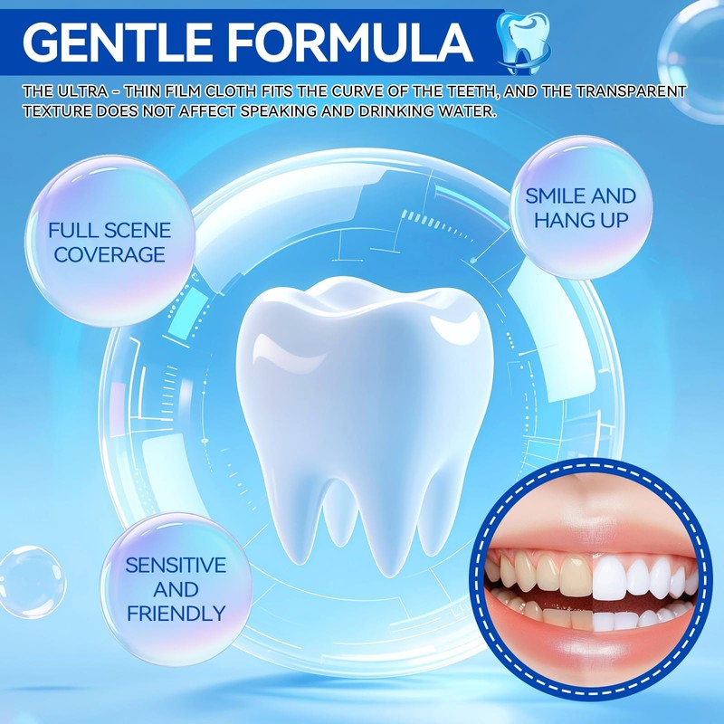 Pack of 32 Teeth Whitening Strips, Professional Teeth Whitening Strips,